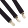 1920s Mens Womens Unisex Suspenders Braces Elastic Adjustable Clip on 35 mm Width