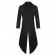 Black Mens Steampunk Coat Ringmaster Costume