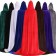 Red Adult Hooded Cloak Cape Wizard Costume