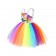 Girls Rainbow Unicorn Tulle Tutu Dress