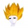 Mans Dragon Ball Z Goku Costume + Wig