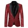  Red Tuxedo Suit Jacket Costume tt3182