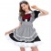 Womens Cute French Maid Lolita Anime Costume